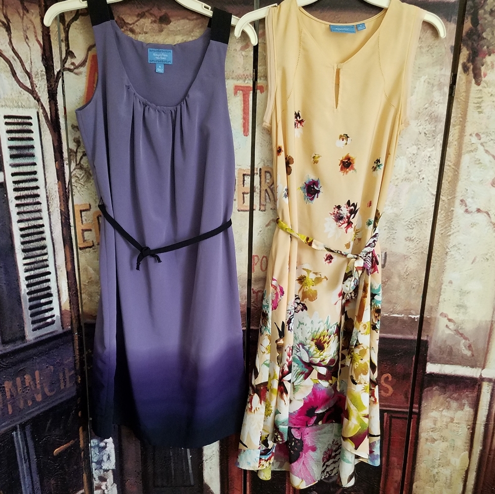 2 for 1 Simply Vera summer sleeveless dresses